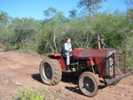 Our tractor, old but useful