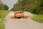 A vezes hay agua en el camino