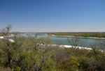 Salty lagoons at Campo Maria