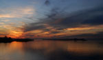 Atardecer al Río Paraguay